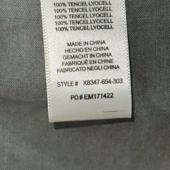 NWT-Anthropologie -Cloth and stone-Size-1X-Gray Button-Down Dress- - Picture 15 of 16